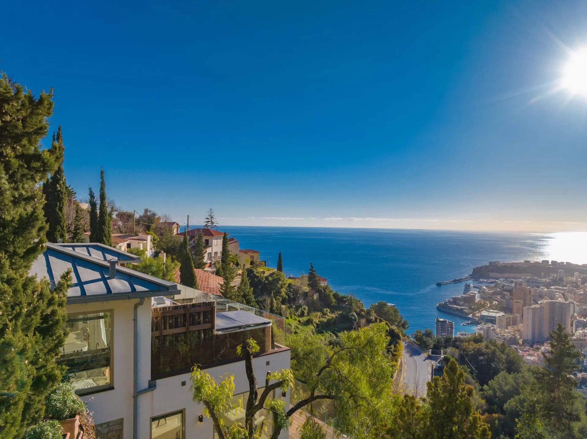 Vue 3 de la villa Roquebrune-Cap-Martin