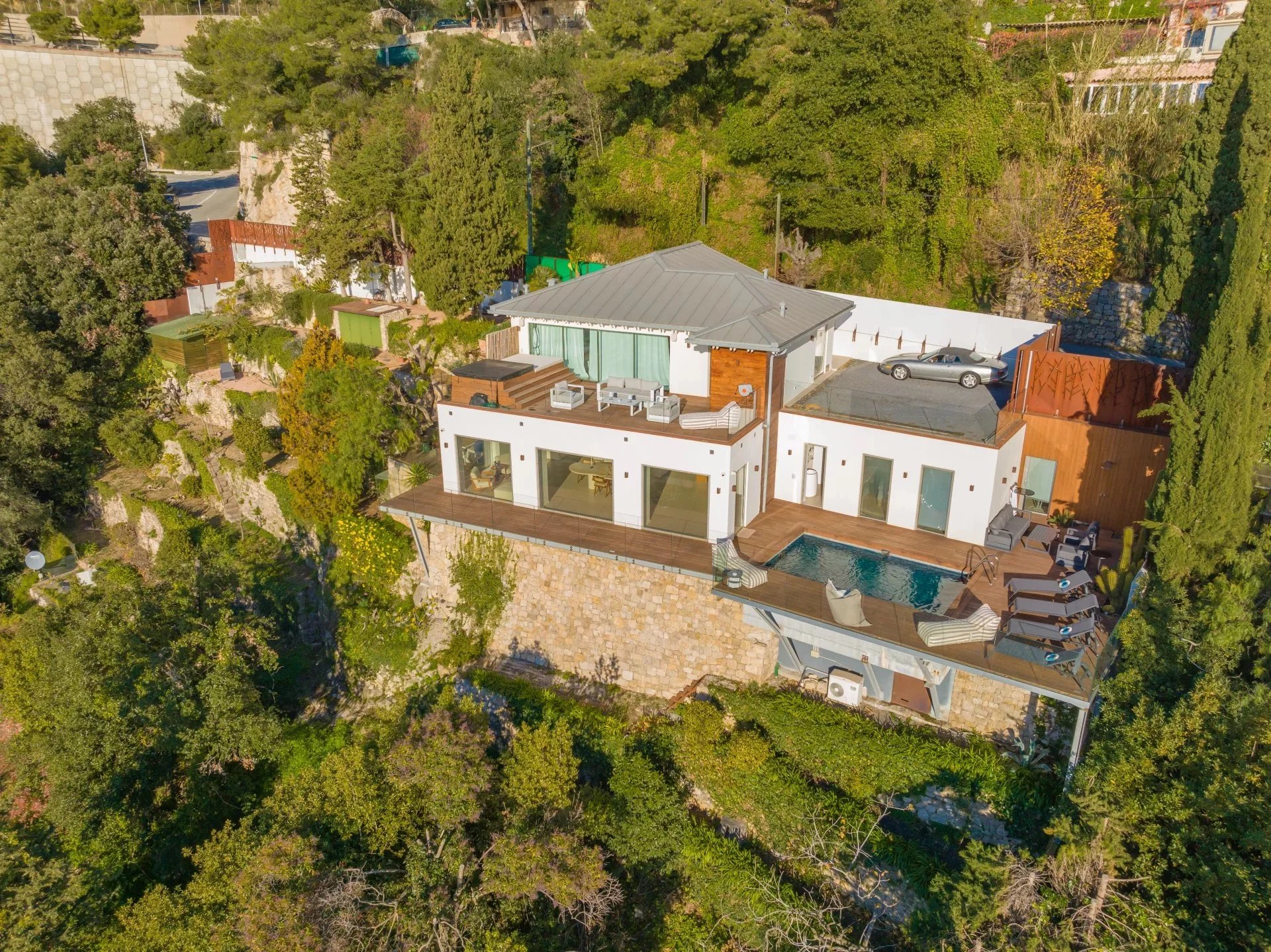 Vue 4 de la villa Roquebrune-Cap-Martin